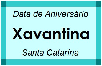 Data de Aniversário da Cidade Xavantina