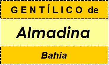 Gentílico da Cidade Almadina