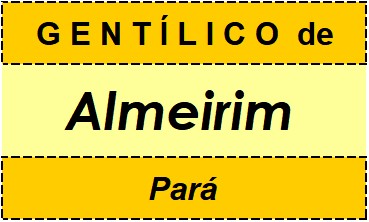 Gentílico da Cidade Almeirim