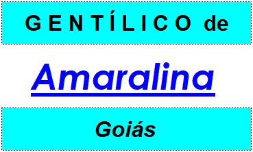 Gentílico da Cidade Amaralina