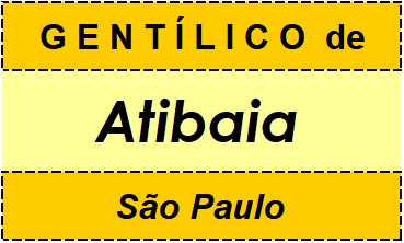 Gentílico da Cidade Atibaia