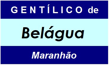 Gentílico da Cidade Belágua