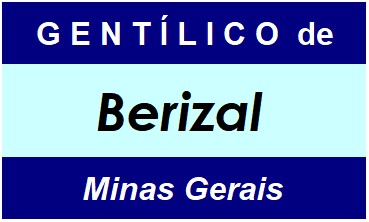 Gentílico da Cidade Berizal