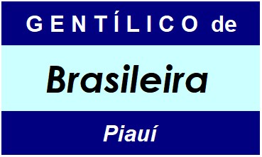 Gentílico da Cidade Brasileira