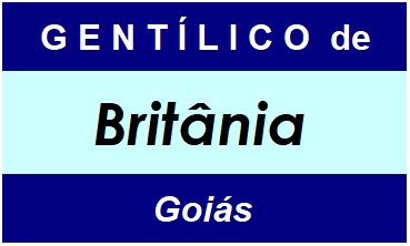 Gentílico da Cidade Britânia