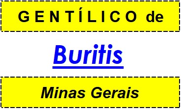 Gentílico da Cidade Buritis