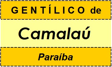 Gentílico da Cidade Camalaú