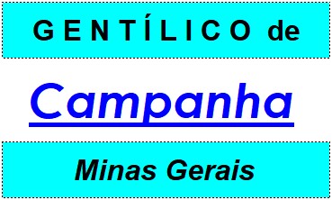 Gentílico da Cidade Campanha