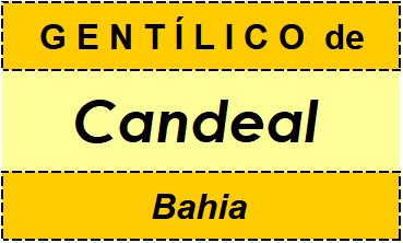 Gentílico da Cidade Candeal