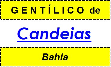 Gentílico da Cidade Candeias