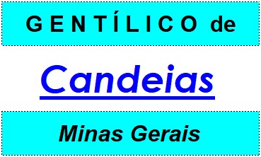 Gentílico da Cidade Candeias