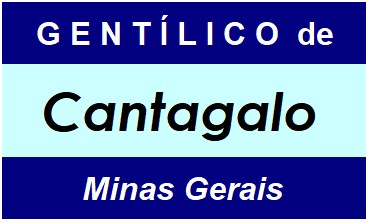 Gentílico da Cidade Cantagalo