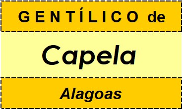 Gentílico da Cidade Capela