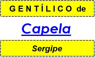 Gentílico da Cidade Capela