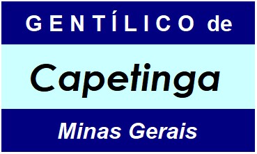 Gentílico da Cidade Capetinga