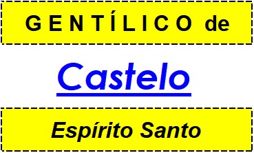 Gentílico da Cidade Castelo