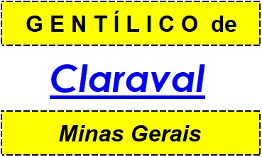 Gentílico da Cidade Claraval