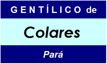 Gentílico da Cidade Colares