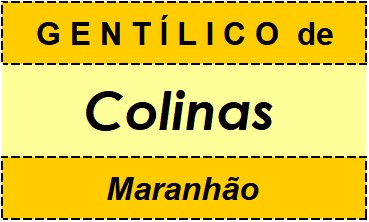 Gentílico da Cidade Colinas