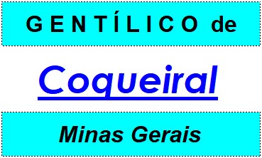 Gentílico da Cidade Coqueiral