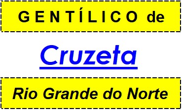 Gentílico da Cidade Cruzeta