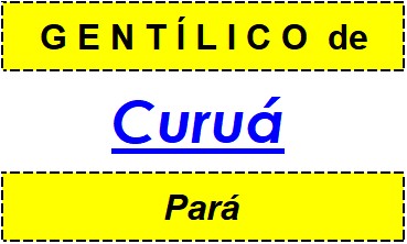 Gentílico da Cidade Curuá