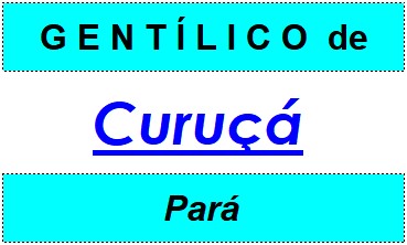 Gentílico da Cidade Curuçá