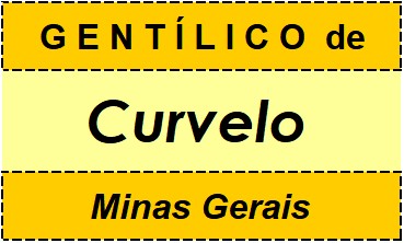 Gentílico da Cidade Curvelo