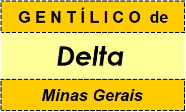 Gentílico da Cidade Delta