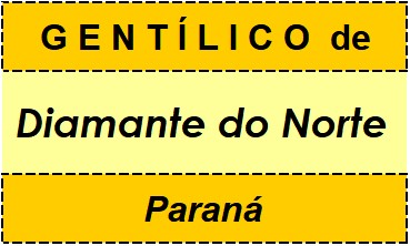 Gentílico da Cidade Diamante do Norte