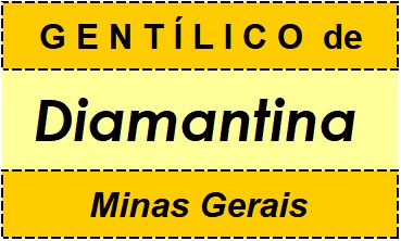 Gentílico da Cidade Diamantina