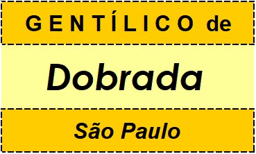 Gentílico da Cidade Dobrada