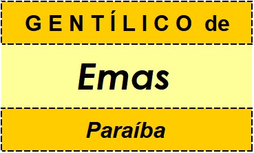 Gentílico da Cidade Emas