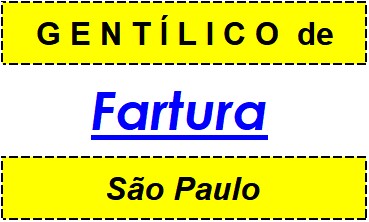 Gentílico da Cidade Fartura