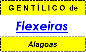 Gentílico da Cidade Flexeiras