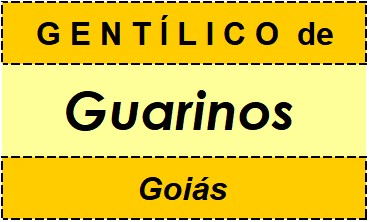 Gentílico da Cidade Guarinos