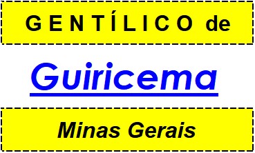 Gentílico da Cidade Guiricema