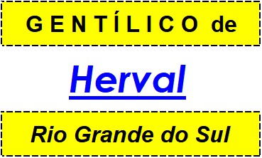 Gentílico da Cidade Herval