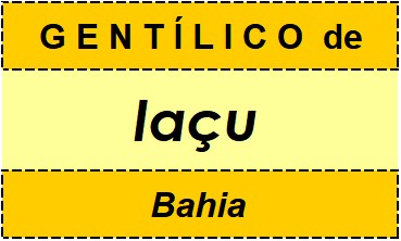 Gentílico da Cidade Iaçu