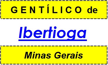 Gentílico da Cidade Ibertioga