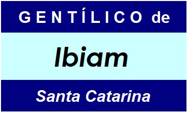 Gentílico da Cidade Ibiam