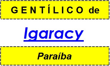 Gentílico da Cidade Igaracy