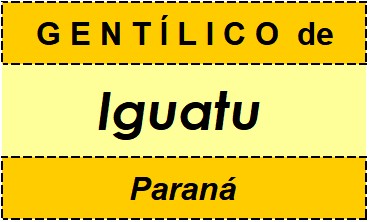 Gentílico da Cidade Iguatu