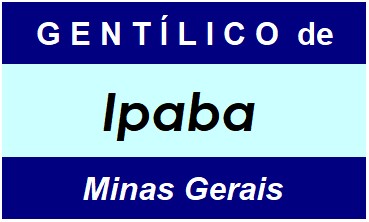 Gentílico da Cidade Ipaba