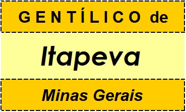 Gentílico da Cidade Itapeva