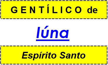 Gentílico da Cidade Iúna