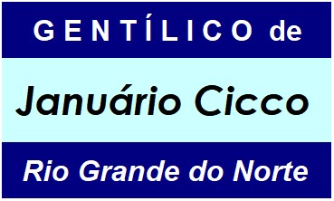 Gentílico da Cidade Januário Cicco