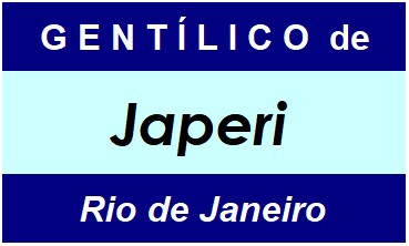 Gentílico da Cidade Japeri