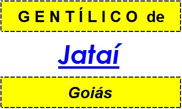 Gentílico da Cidade Jataí