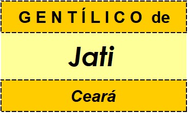 Gentílico da Cidade Jati